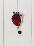 Anatomical Heart Badge Reels
