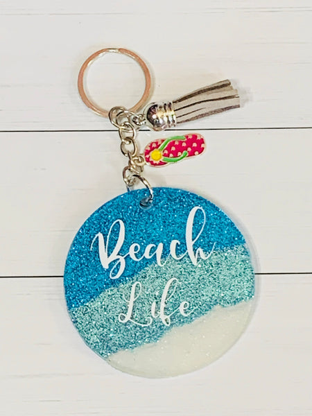 Beach Life Keychain Streets of Orleans