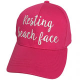 Resting Beach Face Ball Cap