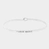 I Love Music Bracelet