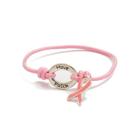 Pink Ribbon Bracelet