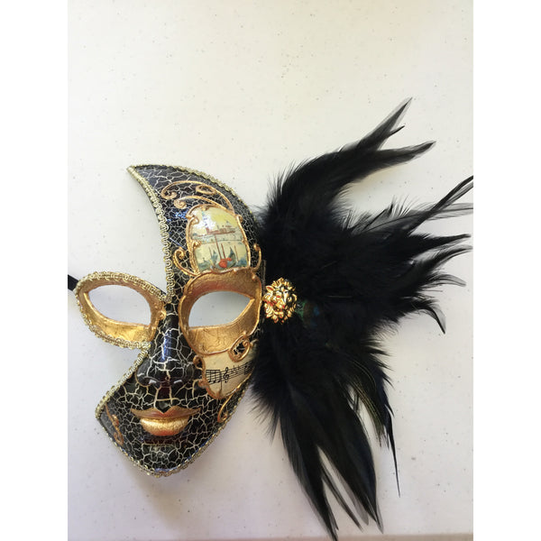 MASQUERADE MASK MADE IN NEW ORLEANS Amazon.com: Blulu Mardi Gras Masks Paper Carnival Parade  main image 2