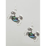 Abalone Crab Earrings
