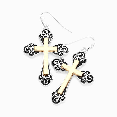 Cross Earrings