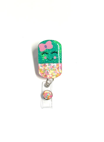 Happy Pill Badge Reels