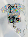 Scrub Life Badge Reels