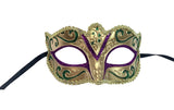 Mardi Gras Mask, Mardi Gras Colors, Black Satin Ties