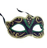 Mardi Gras Mask, Mardi Gras Colors, Black Satin Ties
