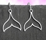 Whale Tail Drop Earrings