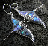 Manta Ray Earrings