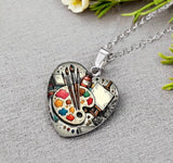 Artist Heart Necklace