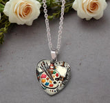 Artist Heart Necklace
