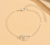 Paw Print Anklet