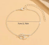 Paw Print Anklet
