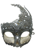 Antiqued Mardi Gras Mask