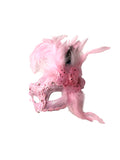 Pink Lace Mardi Gras Mask