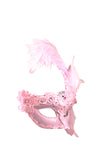 Pink Lace Mardi Gras Mask