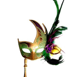 Mardi Gras Mask on Stick