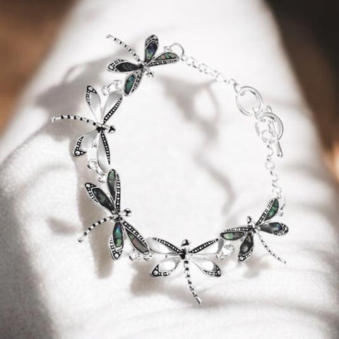 Abalone Dragonfly Bracelet