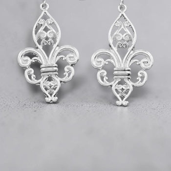 Fleur de Lis Earrings