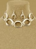 Fleur de Lis Necklace Set