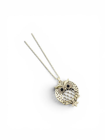 Owl Magnifying Glass Necklace