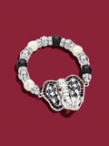 Houndstooth Elephant Bracelet
