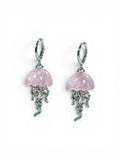 Pink Jellyfish Earrings