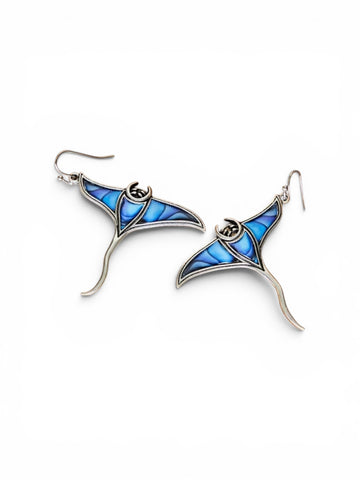 Manta Ray Earrings