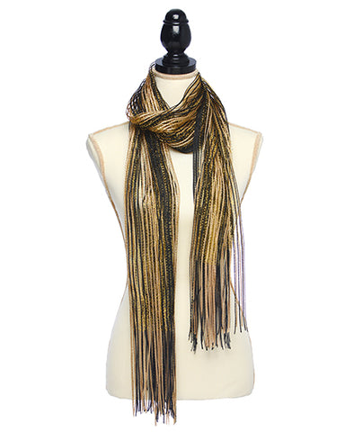 Black and Gold Scarf