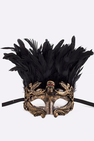 Gothic Skull Mardi Gras Mask