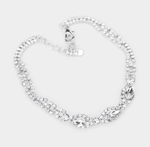 Rhinestone Anklet