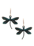 Dragonfly Abalone Earrings