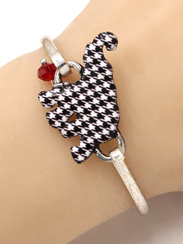 Houndstooth Elephant Bracelet