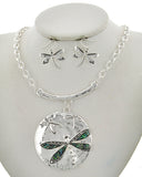 Dragonfly Necklace Set