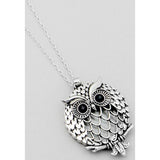 Owl Magnifying Glass Necklace