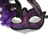 Purple and Black Mardi Gras Mask