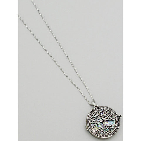 Tree of Life Magnifying Glass Necklace
