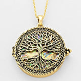 Tree of Life Magnifying Glass Necklace