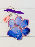 Paw Print Keychain