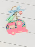 Glow in the Dark Camper Keychain