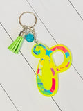 Cursive Letter Keychain