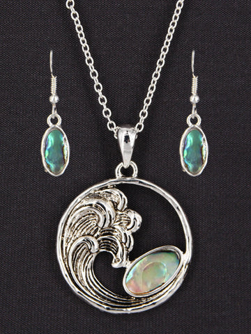 Wave Necklace Set