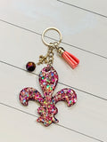 Fleur de Lis Keychain