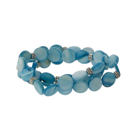 Blue Shell Bracelet