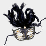 Black and Gold Mardi Gras Mask