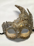 Antiqued Mardi Gras Mask