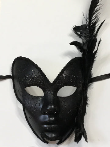 Black Mardi Gras Mask