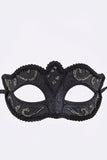 Black Glittered Mardi Gras Mask