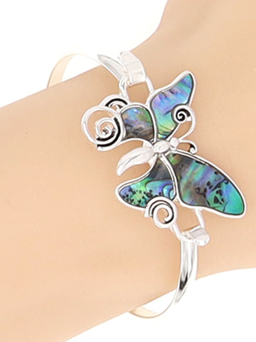 Abalone Butterfly Bracelet